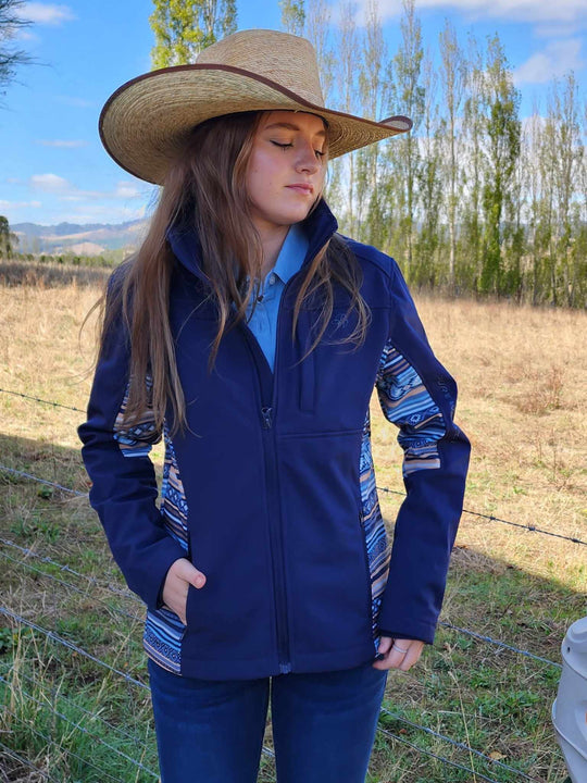 Pure Western Ladies Misha AZTEC Waterproof Softshell Jacket
