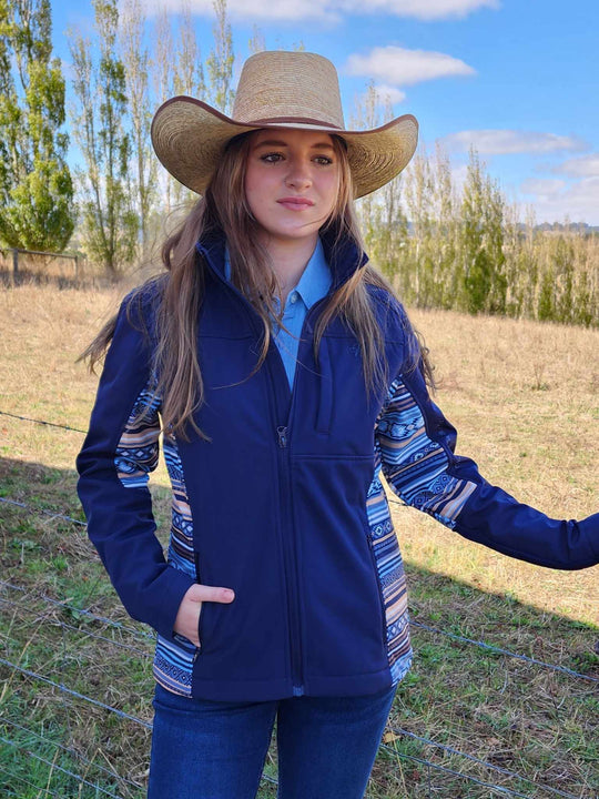 Pure Western Ladies Misha AZTEC Waterproof Softshell Jacket