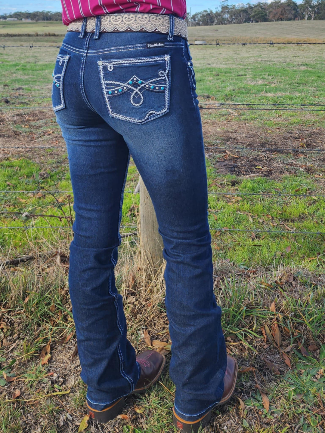Pure Western Rhian Bootcut 34" Leg Jeans