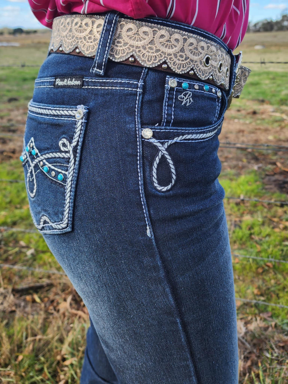 Pure Western Rhian Bootcut 34" Leg Jeans