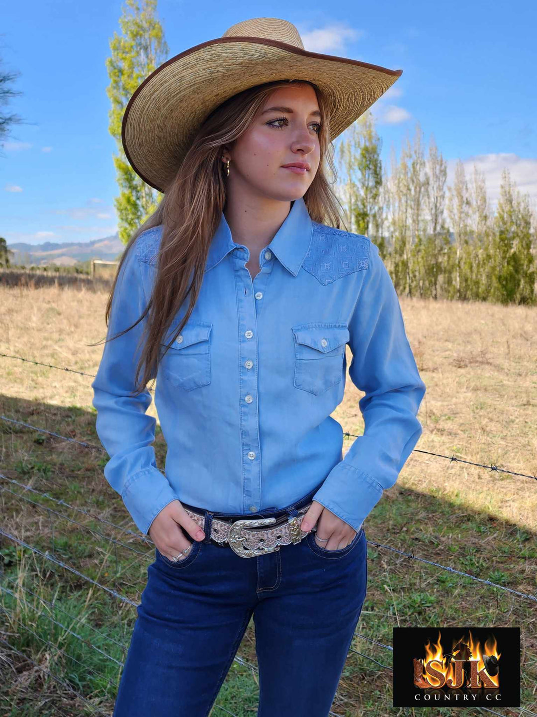 Pure Western Guerroro Western Hat Palm Leaf