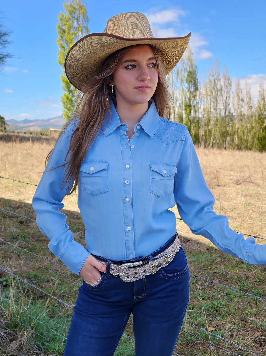 Pure Western Ladies Wanda Arena Dress Shirt
