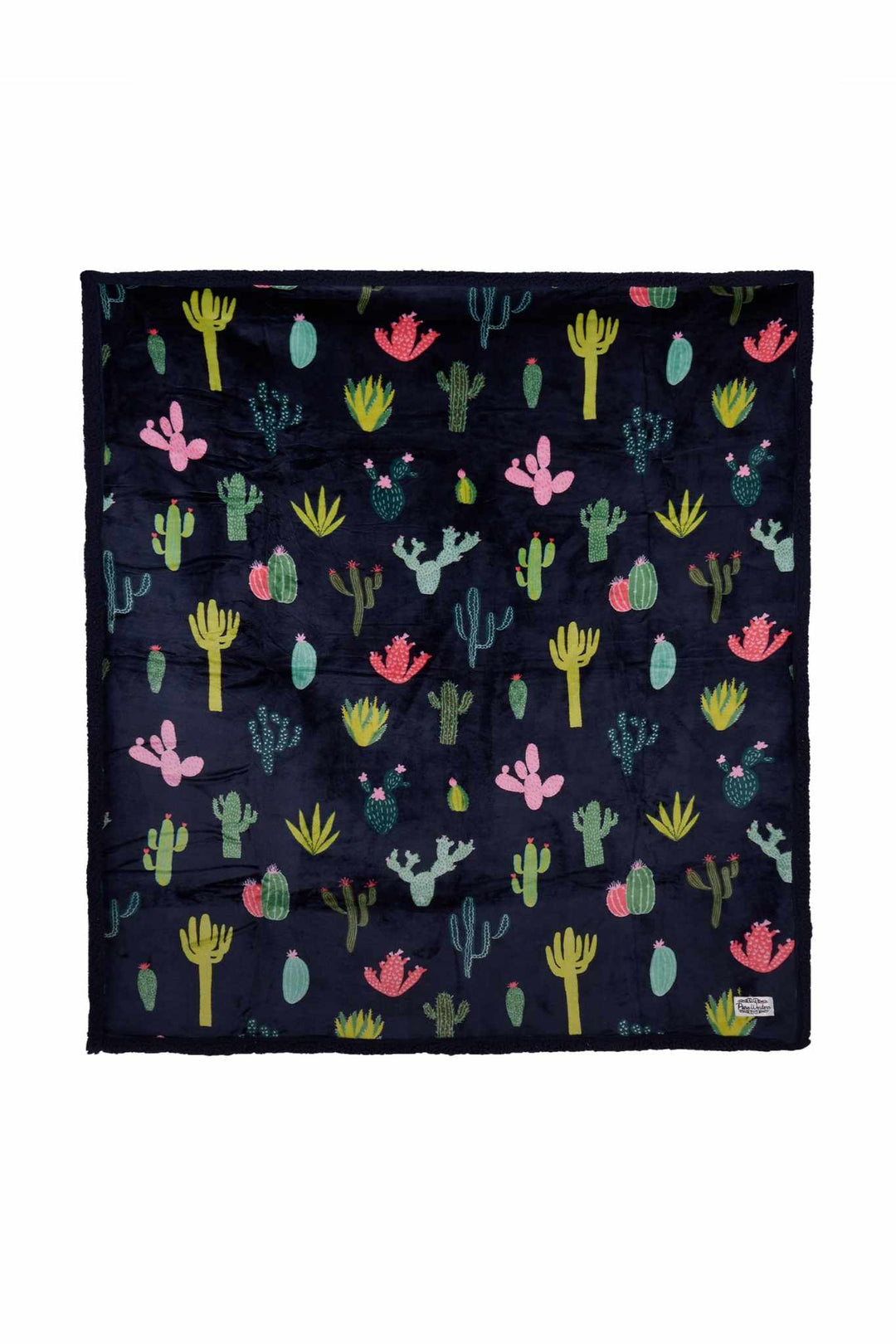 Pure Western Snuggle Throw Blanket Cactus