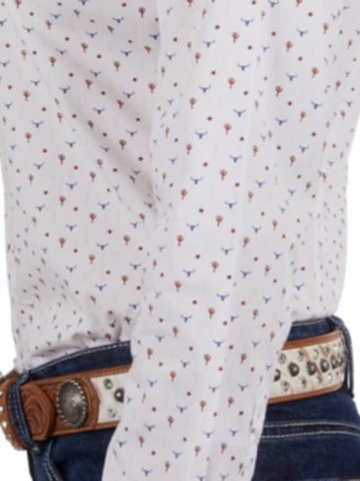 Pure Western Clara Steer Print Shirt