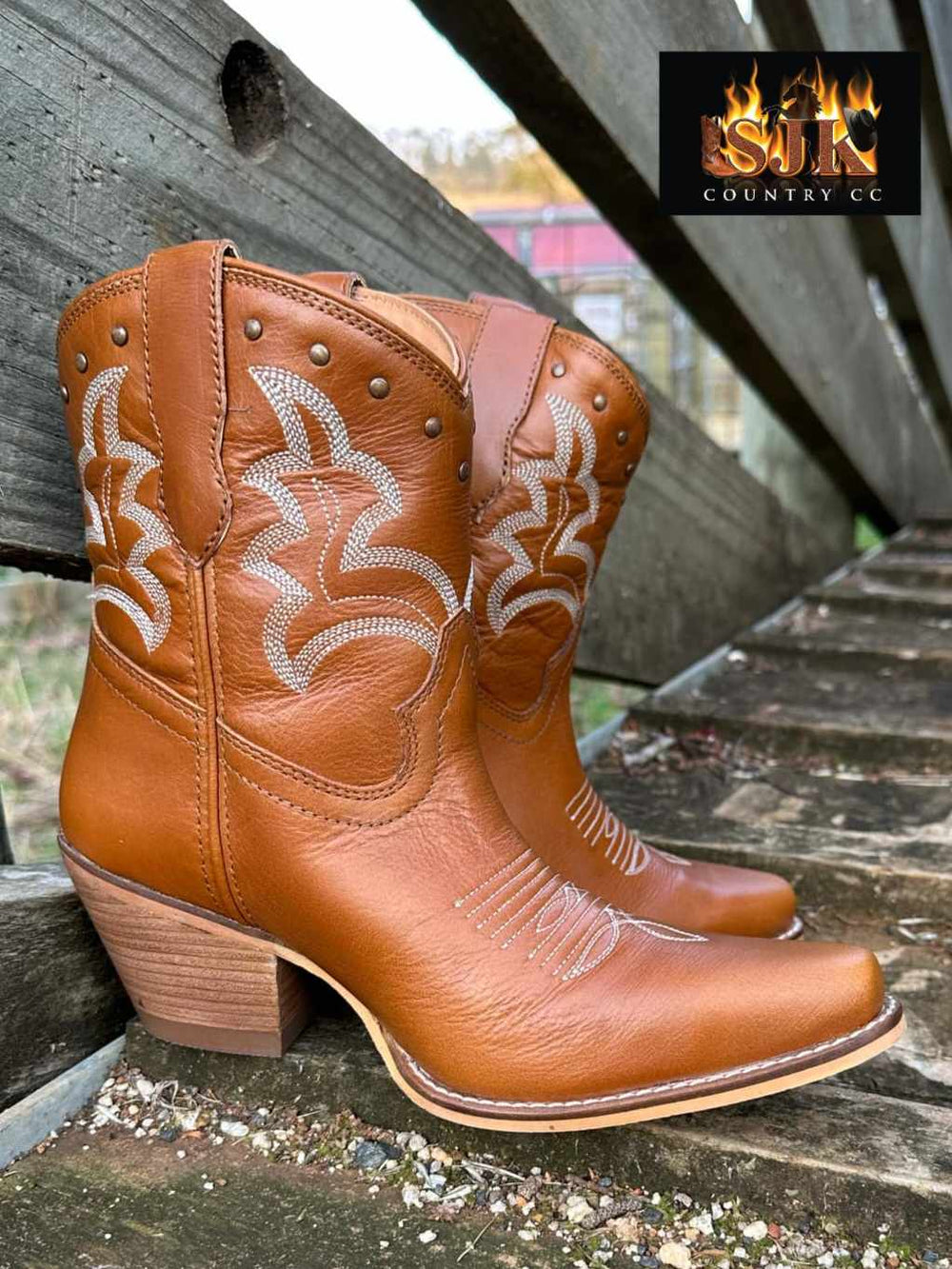 Pure Western Marfa Leather Western Cowboy Boots