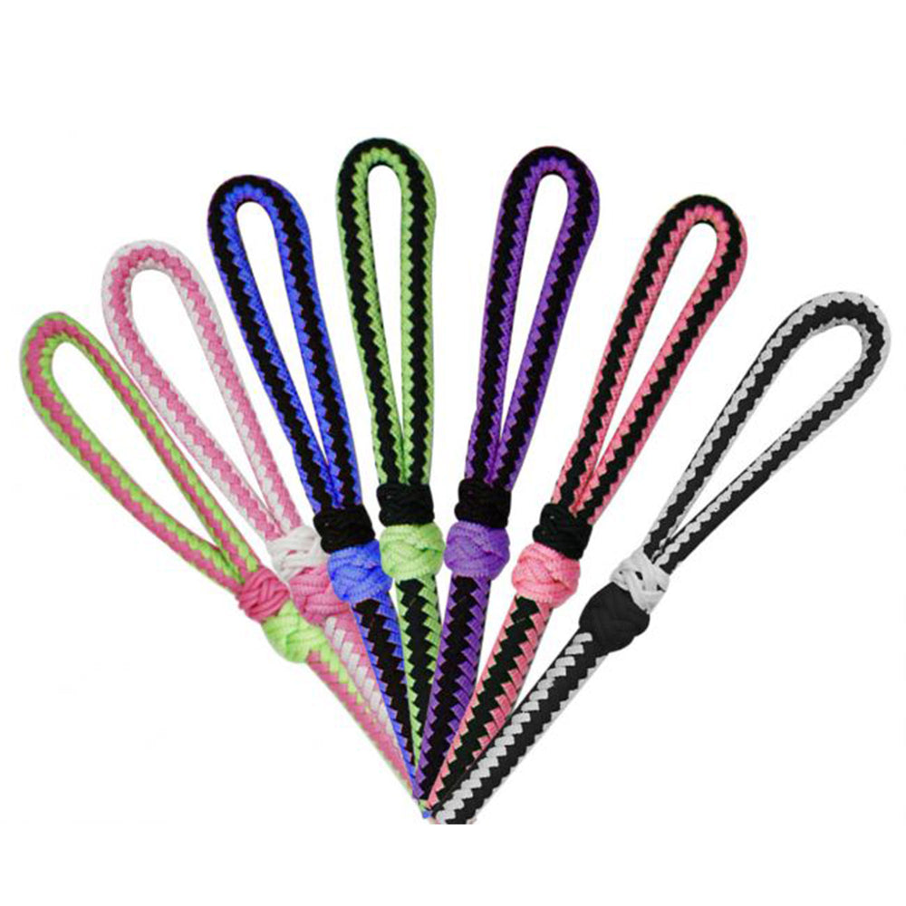 Quirt -  Braided Barrel Quirt with Leather Popper Crop Whip Over under