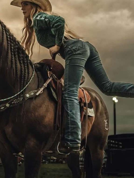 Wrangler Willow Rebecca Stretch Riding Jeans 34" Leg