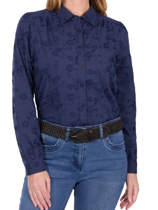 Thomas Cook Ladies Remy Navy Arena Dress Shirt
