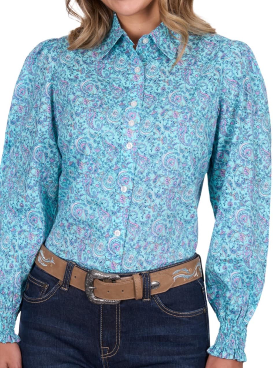 Pure Western Riley Dress Arena  Shirt