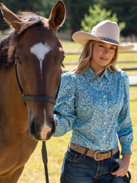 Pure Western Riley Dress Arena  Shirt