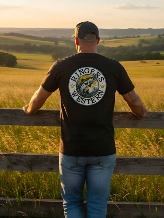 Tee - Ringers Mens catch Western Tee Shirt