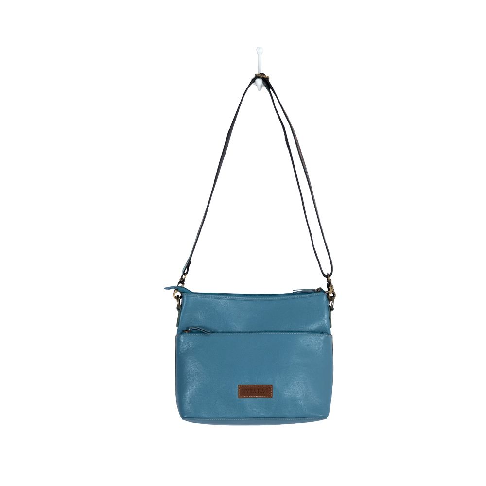 Western Hide & Genuine Tooled Leather Crossbody