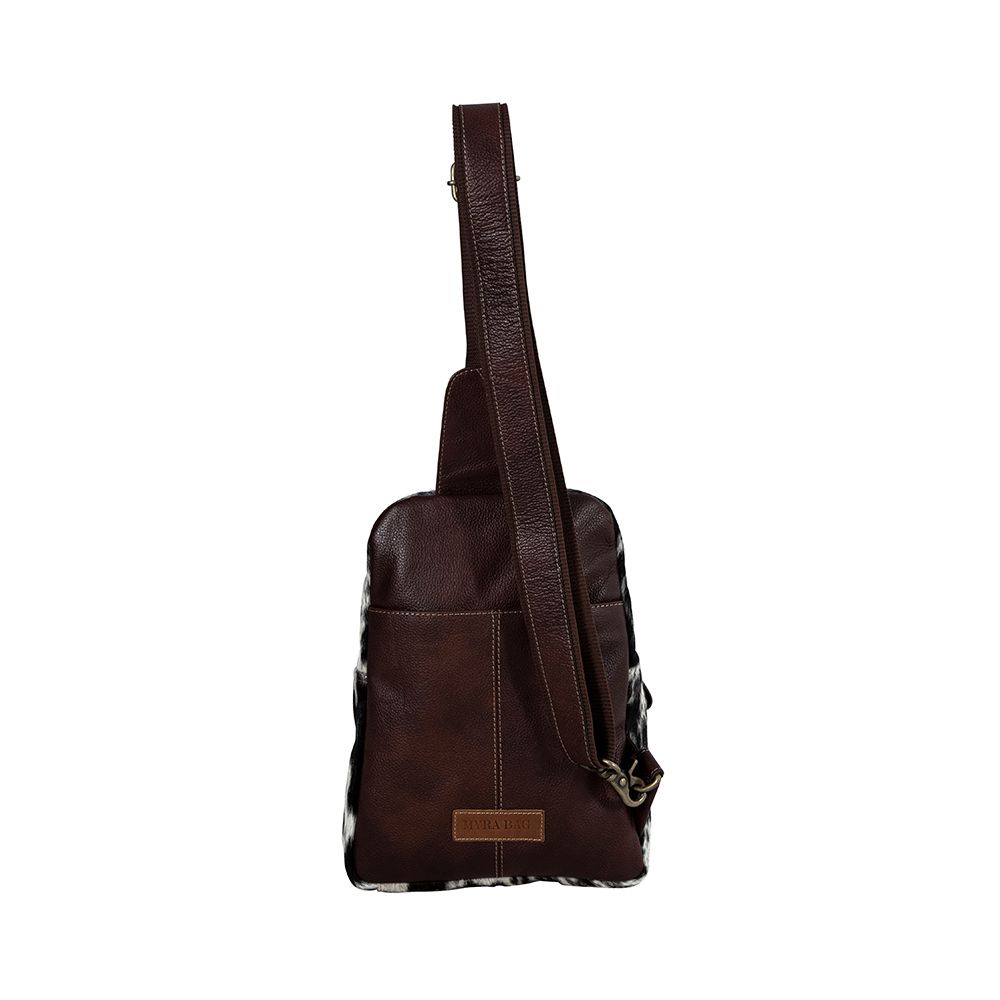 Backpack -  Hair on Hide and Leather Cactus Sling Bag