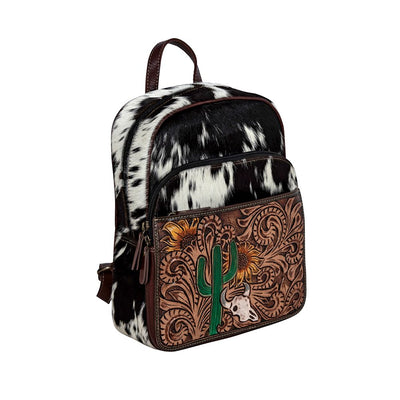Backpack -  Hair on Hide and Leather Cactus Pack
