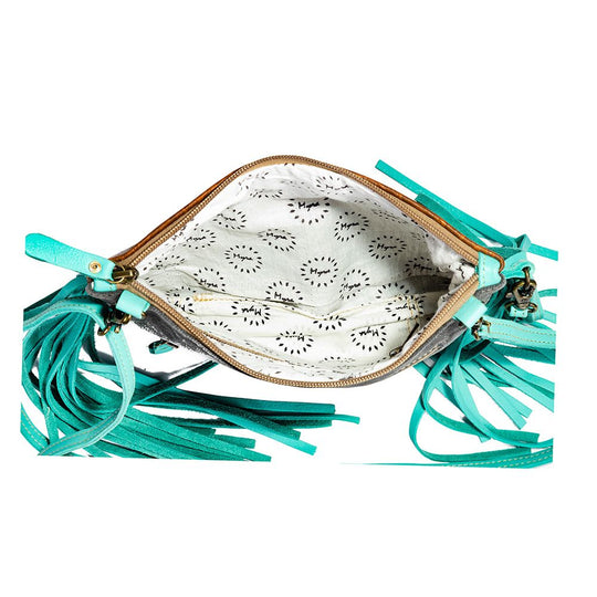 Western Hide Recycled Canvas Crossbody Handbag