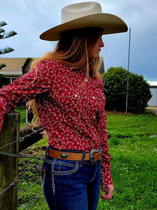Wrangler USA Collection Scarlet Cotton Shirt Size XL