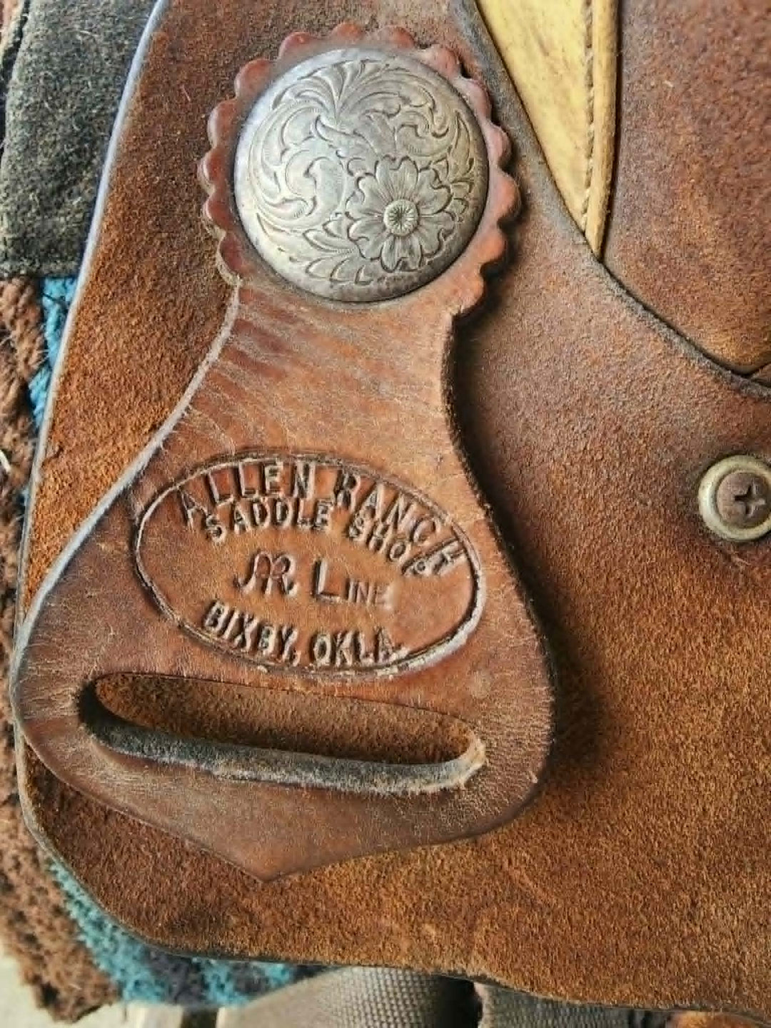 USED Saddle - Barrel Saddle 14" Allen Ranch Brand PICK UP ONLY