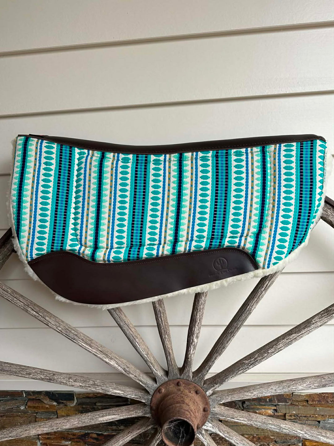 Westerm Saddle Contour Barrel/Fender Turquoise Pad