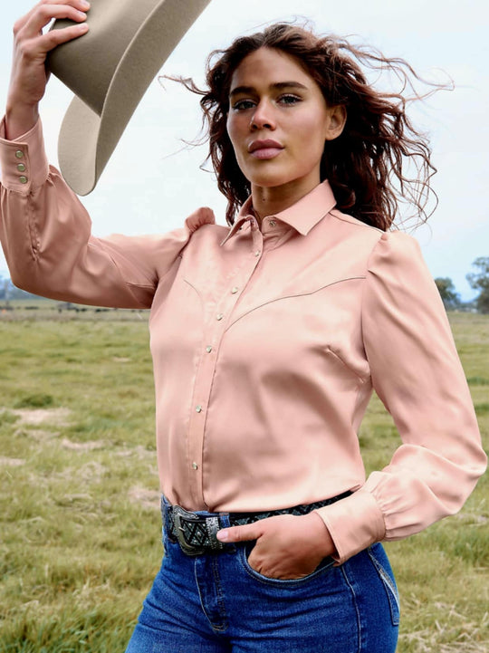 Wrangler Scarlet Western Arena Shirt