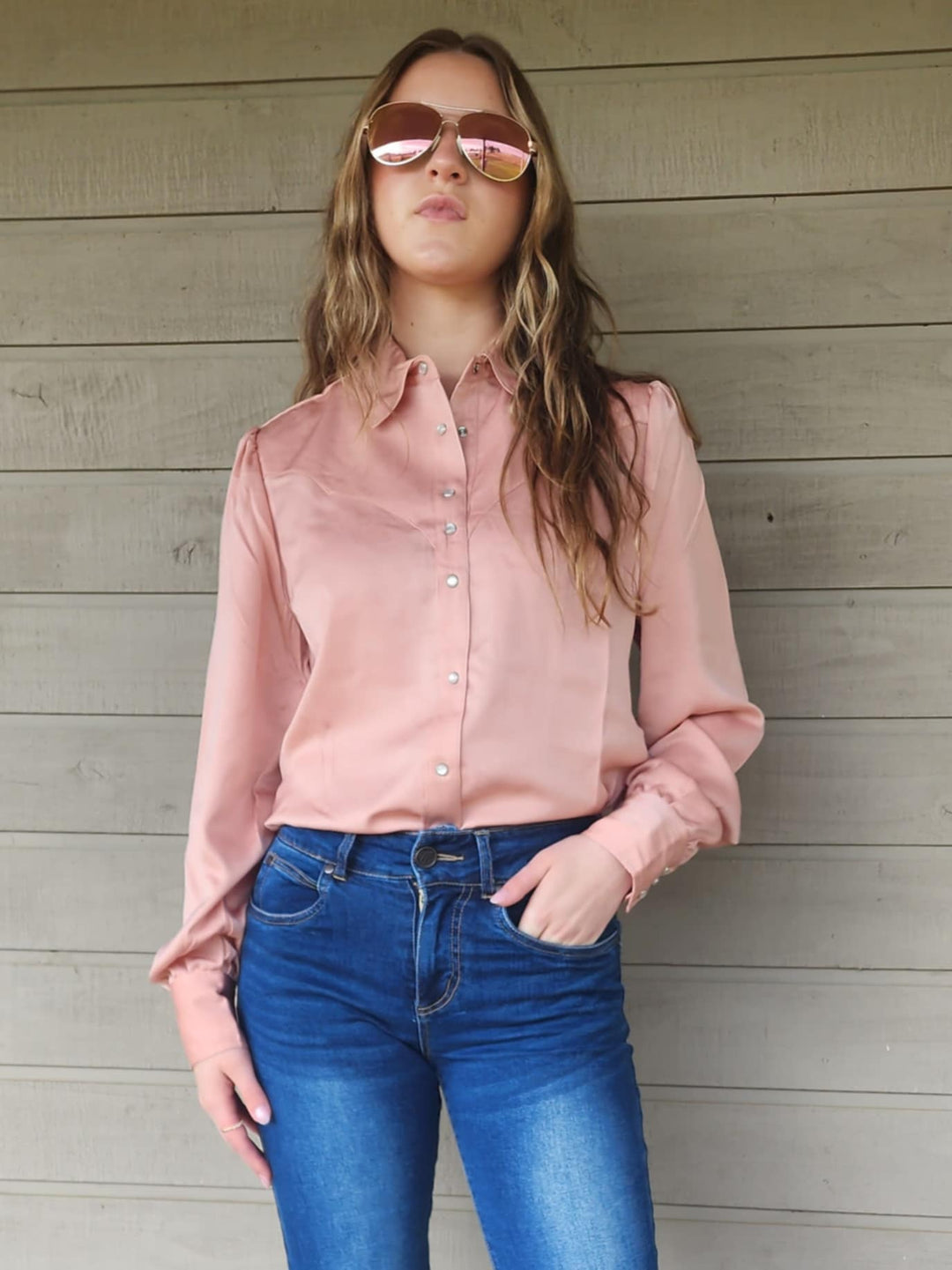 Wrangler Scarlet Western Arena Shirt