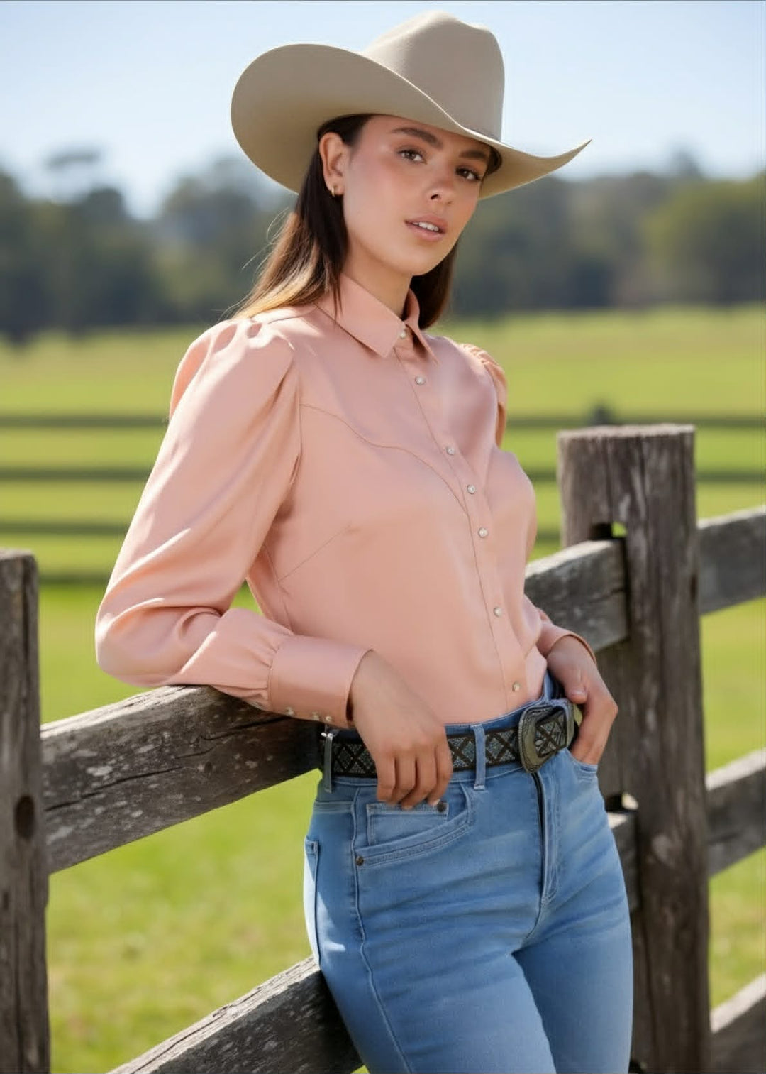 Wrangler Scarlet Western Arena Shirt