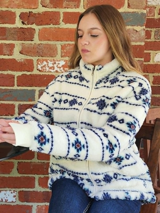 Pure Western Ladies Sharna Jacket Aztec print