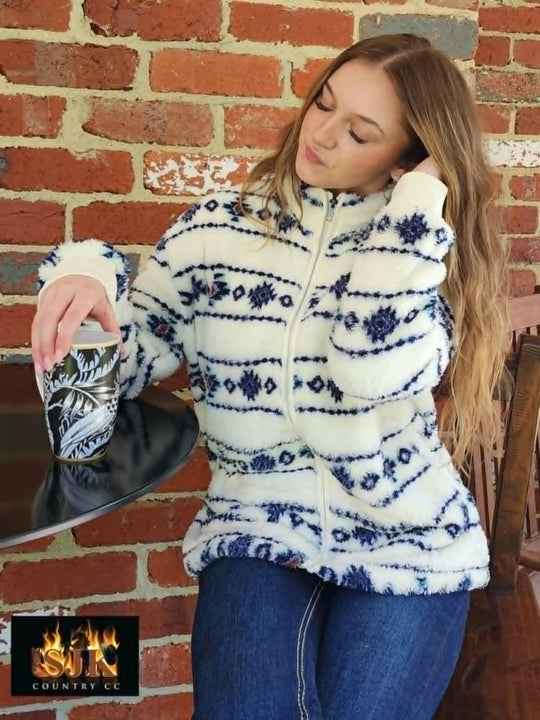 Pure Western Ladies Sharna Jacket Aztec print