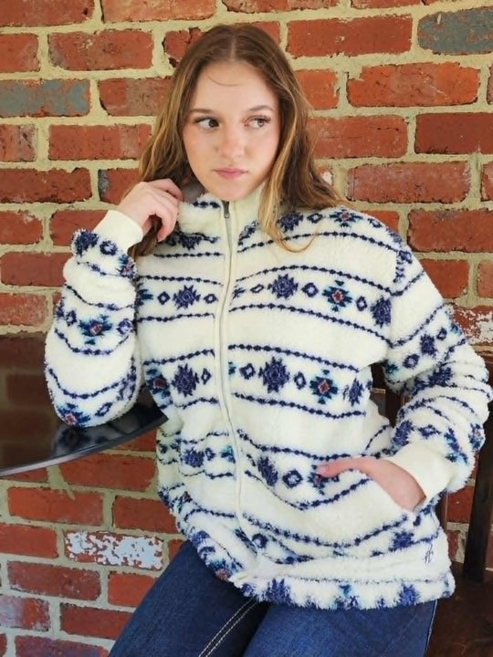 Pure Western Ladies Sharna Jacket Aztec print