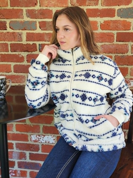 Pure Western Ladies Sharna Jacket Aztec print