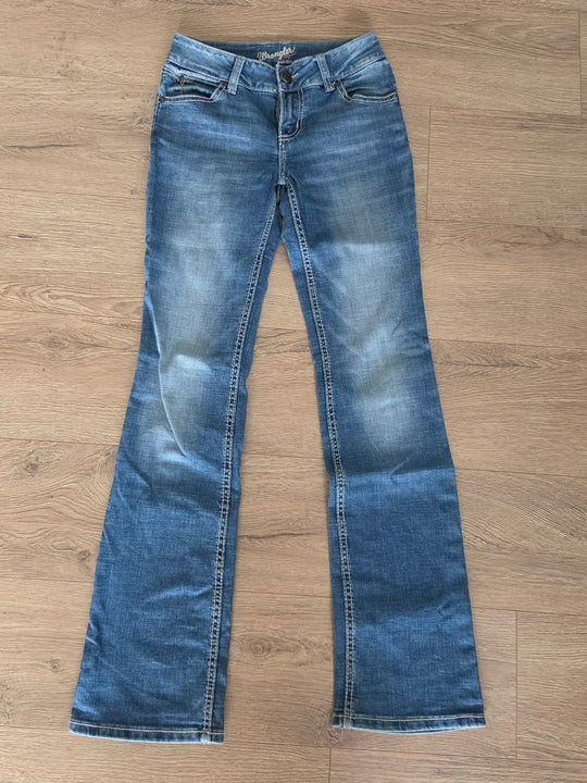 Wrangler Retro Mae Deadwood Stretch Jeans 34" Leg  USA 0