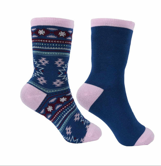 Thomas Cook Assorted Western Theme Socks Ladies 8 - 11