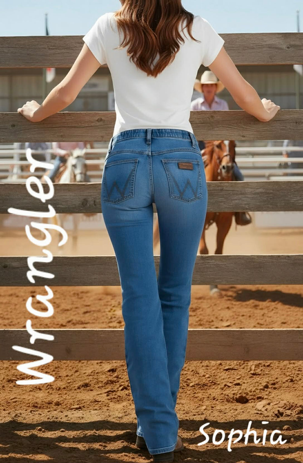 Wrangler Willow Sophia Stretch Riding Jeans 32" Leg