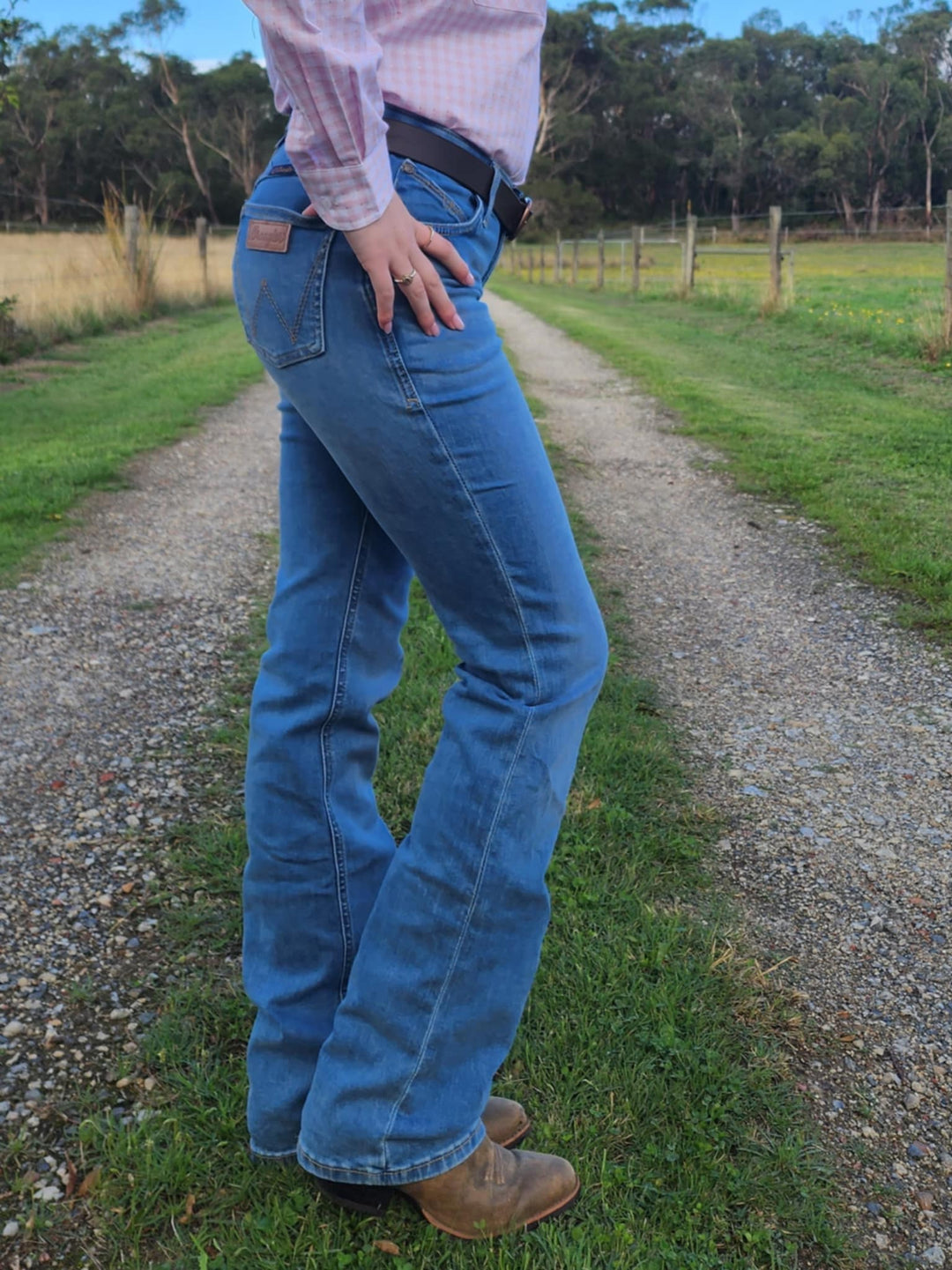 Wrangler Willow Sophia Stretch Riding Jeans 32" Leg