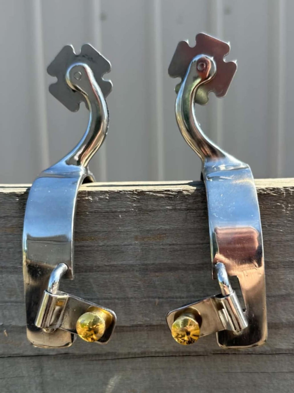 Spurs -  Stainless Show Spur Set Ladies Size