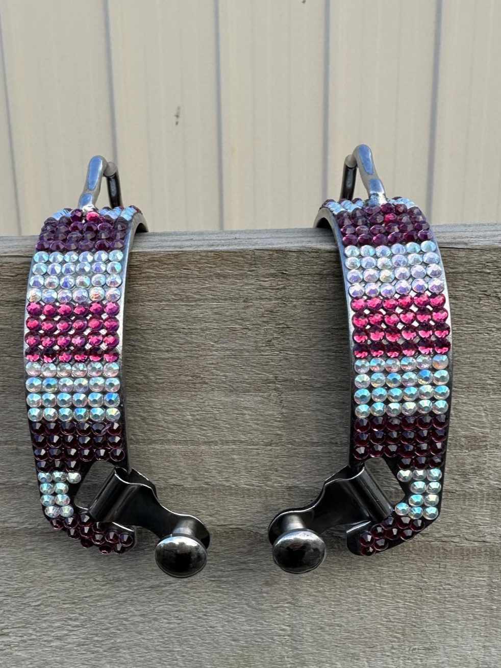 Spurs - Bumber Spur with Pink Crystals