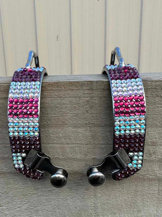 Spurs - Bumber Spur with Pink Crystals
