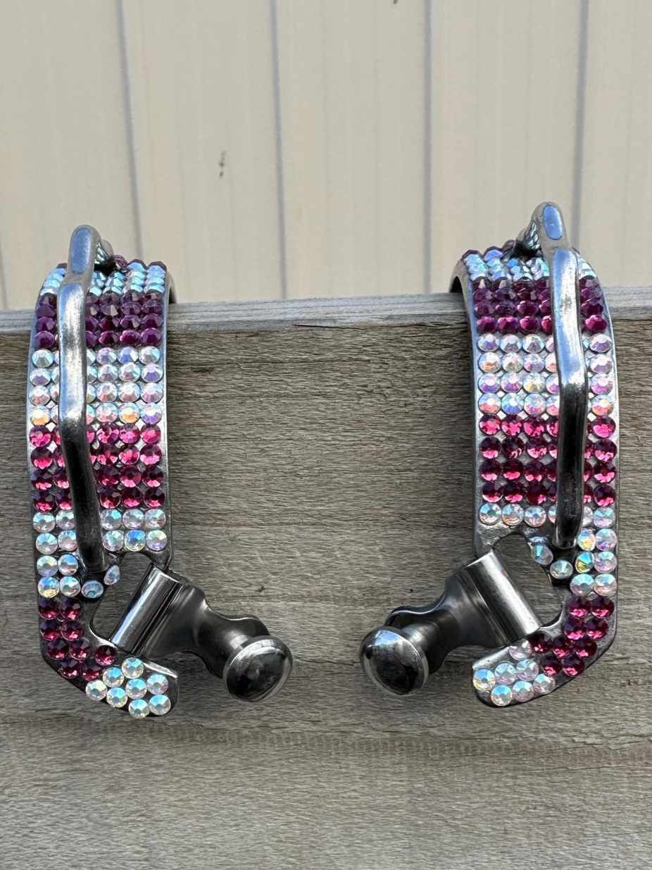 Spurs - Bumber Spur with Pink Crystals