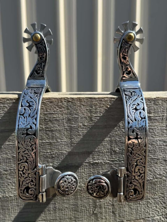 Spurs -  Nullabor Show Spur Set Adult Size 3"