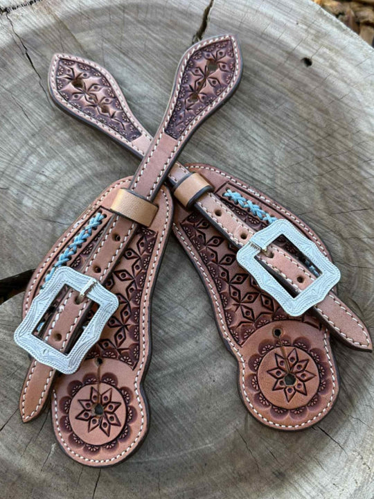 Strap -  Leather Ladies Buckaroo Spur Strap  SIERRA