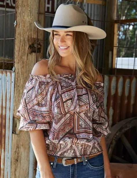 Pure Western Stevie Blouse Size 14