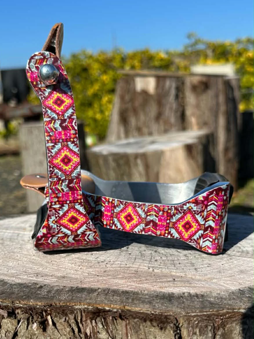 Stirrups - Youth Stirrup Set Southwestern
