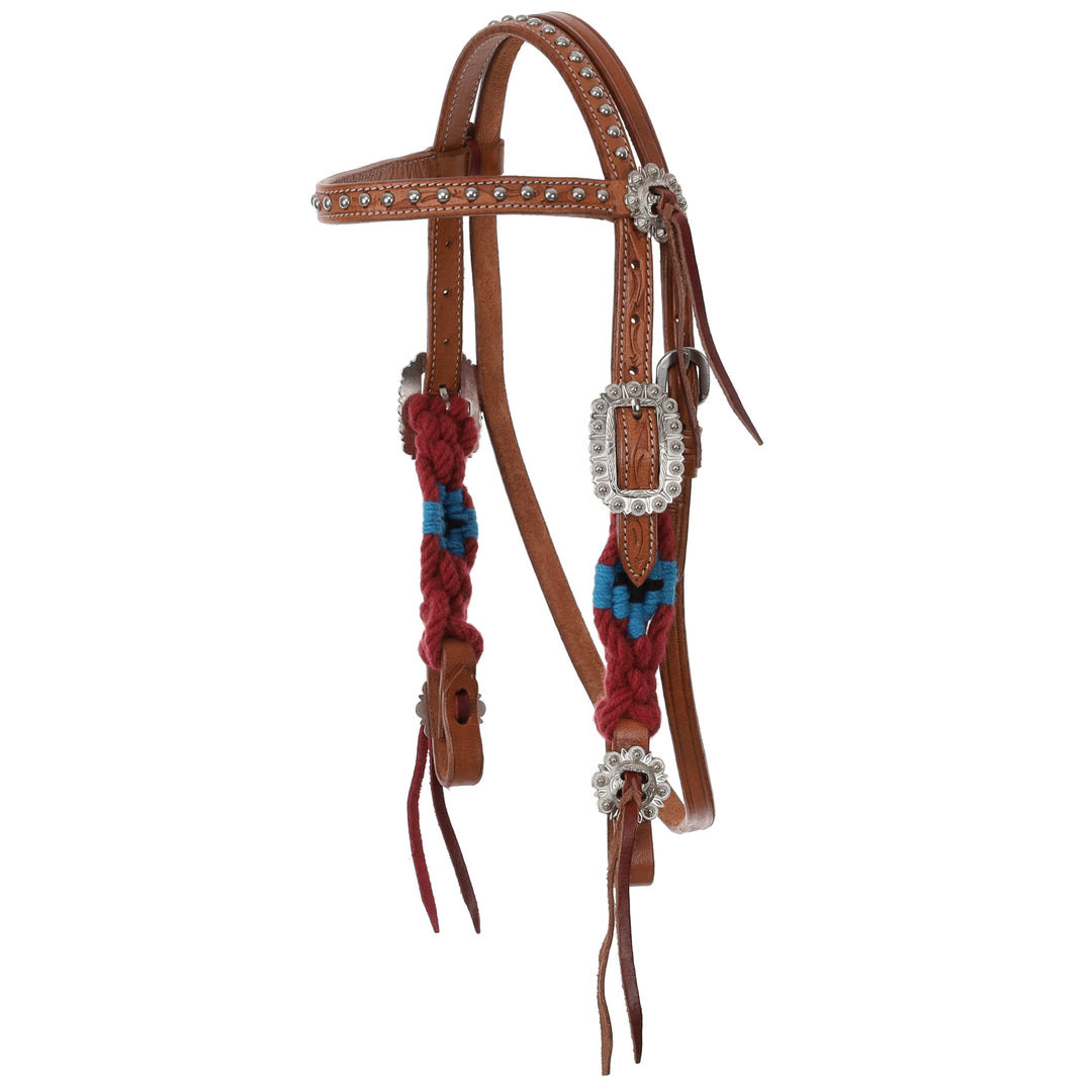 Western Tack Set - PONY Mohair Browband Bridle and Matching Breastplate