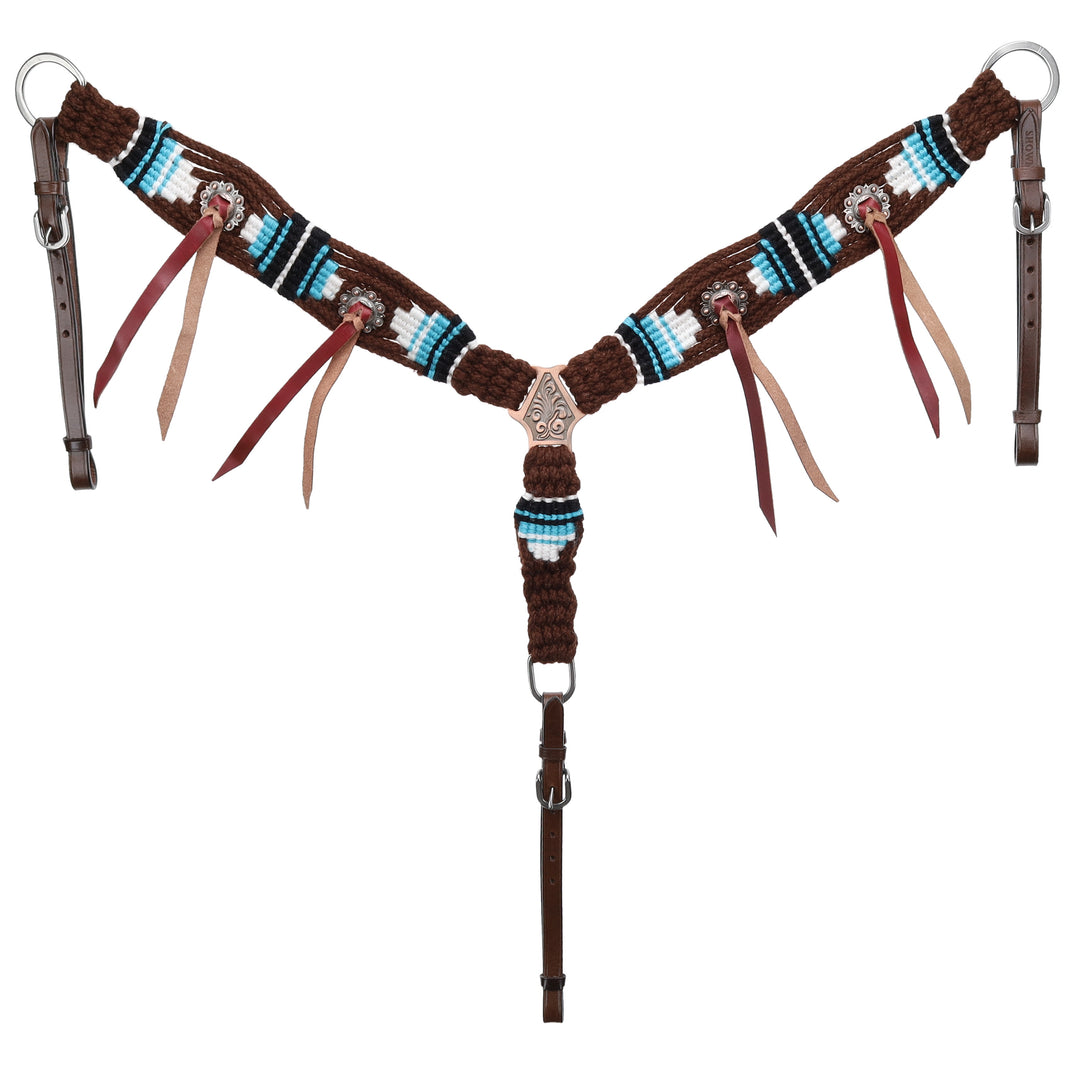 Western Tack Set - PONY Mohair One Ear Bridle and Matching Breastplate