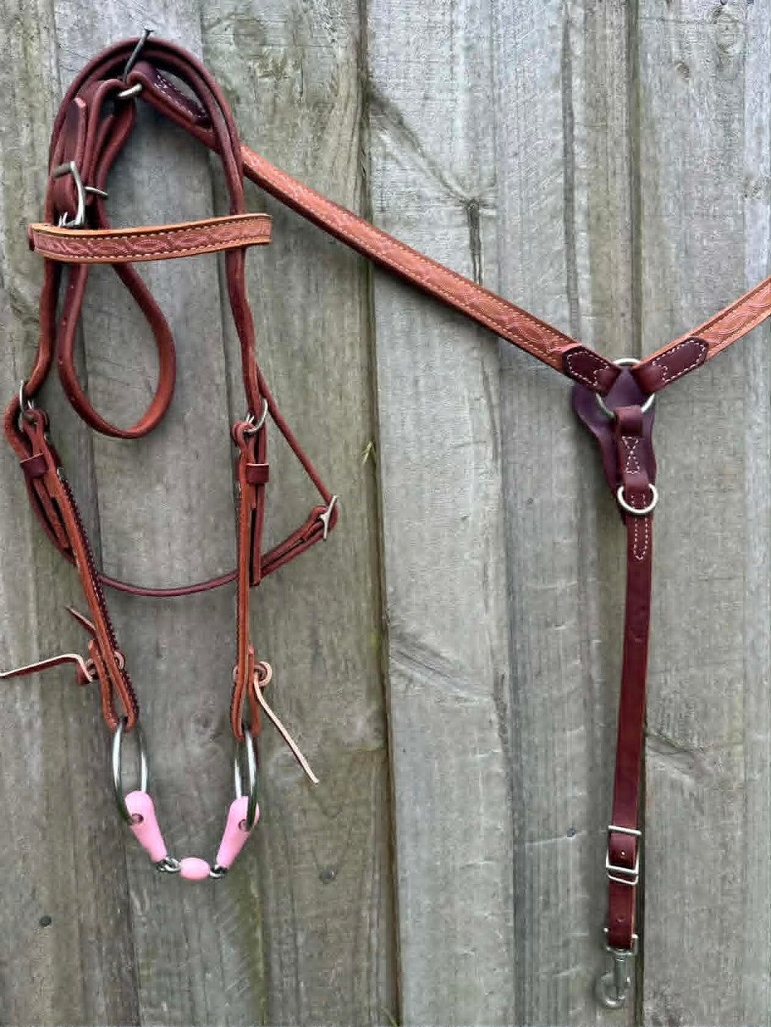Western Weaver Tack Set Bridle Browband  Breastcollar Set - DISPLAY