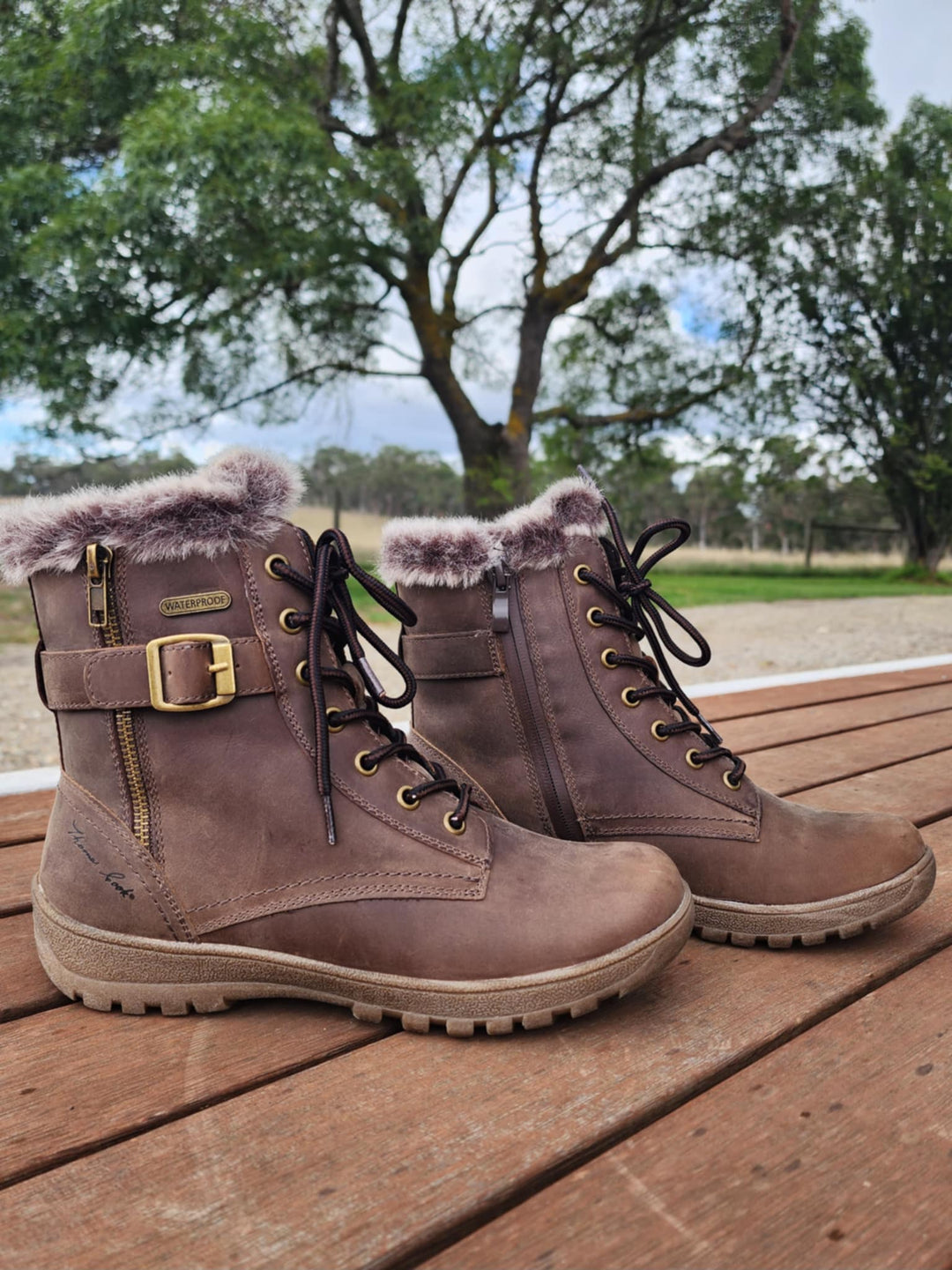 Thomas Cook Ladies Luna Winter Waterproof Leather Boots