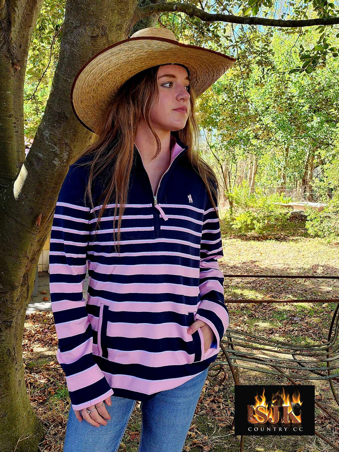 Thomas Cook Cecilia Quarter Zip Rugby Jumper