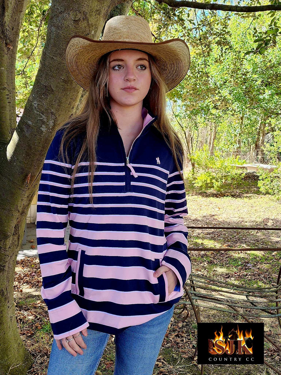 Thomas Cook Cecilia Quarter Zip Rugby Jumper