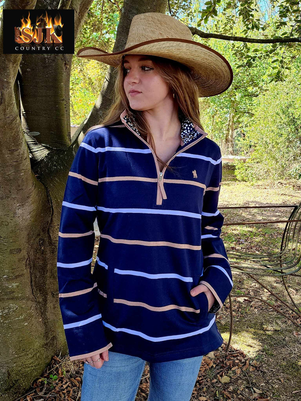 Thomas Cook Matilda Quarter Zip Rugby Jumper