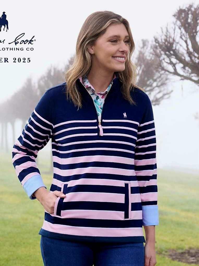 Thomas Cook Cecilia Quarter Zip Rugby Jumper