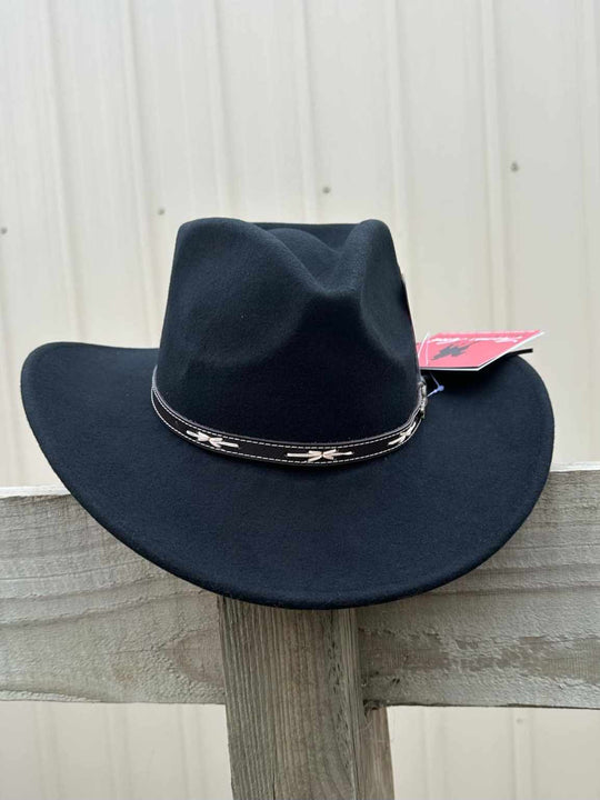 Thomas Cook Kimberley Crushable Black  Felt Hat